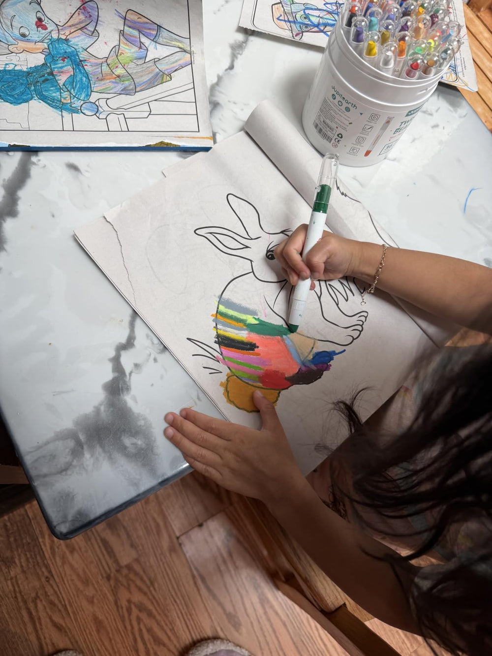 A collection of children's drawings